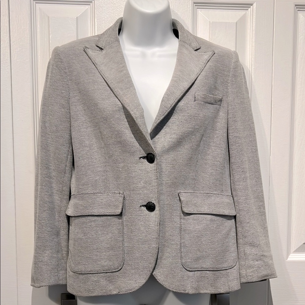 Rag&Bone‎ Black & White Pattern Lined Blazer Size 6